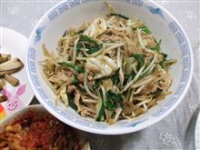 昨日の残り物で(^^)