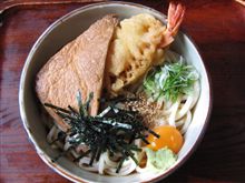 そしてランチは、讃岐うどん「高松家」天コロ大盛り