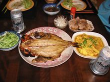 キンメ・チャーシュー・タマゴ焼き