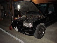夜間作業♪