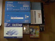 本日，有休とって不稼動電化製品を処分しました。