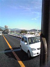 仕事で四トン運転中