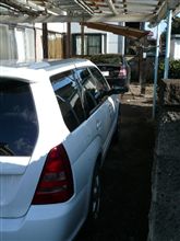 いつもと違う駐車場・・・・