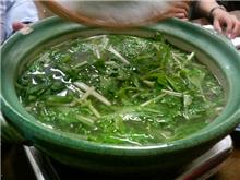 水菜の鍋：最近のうまいもの（１０）