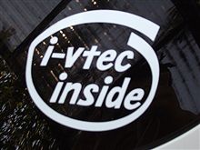 MIYAのインテ日記　～０７’specを振り返る　その１２　ｉ-VTEC　inside　ステッカー  