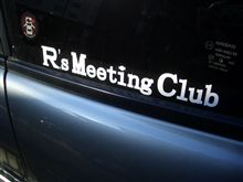 R&#39;s Meeting Club オリジナルステッカー