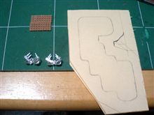 ナンバー灯＆シフトゲートイルミ作製中