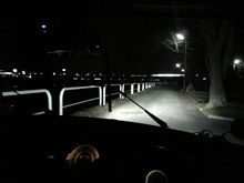 多摩川湖畔でディナー