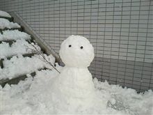 雪と言えばお約束のアレ