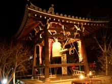 乙訓寺で除夜の鐘