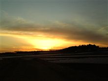 本日の夕焼け
