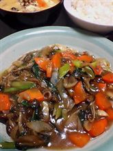 適当にあるもの目炒め。