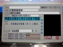 1/20のネタ①（自動車免許更新編）
