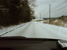 雪→寒い!!・・地震・・・