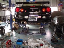 R34GT-R 入庫！！