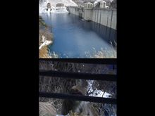 奥四万湖にて