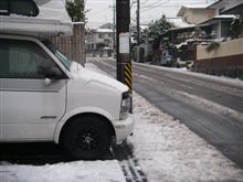 今年2度目の積雪です。