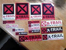 X-TRAILステッカーいただきました