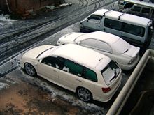 雪が積もったぁ～