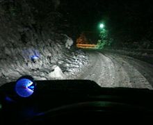 昨日の夜の道志　～久しぶりの雪景色～