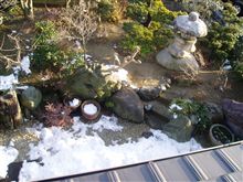 お疲れちゃん！昨日の雪は・・・