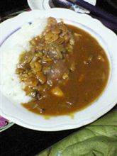 こんな季節にシーフードカレー（？）