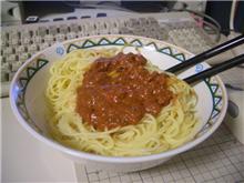 夕食は自家製チョモランマ