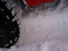 昨夜から今朝にかけ、大雪