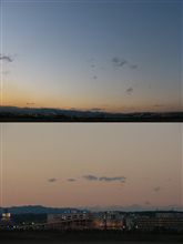 夕暮れの「日産村山工場跡地」