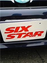 ＳＩＸＳＴＡＲナンバ－プレ－ト
