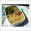 今日は定時に食べられました