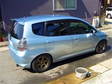 フィットを洗車