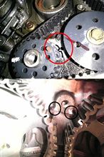 ミツビシパジェロミニ4A30タイミングベルト合いマーク
