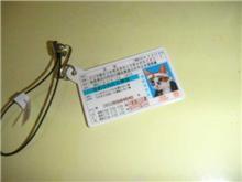 免許証ストラップ