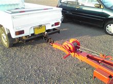 軽トラで、トレッカーを牽引出来るようになりました！