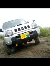 ジムニーで車中泊(爆)
