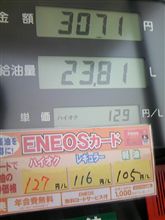 あえて本日給油(｀∀&#180;)