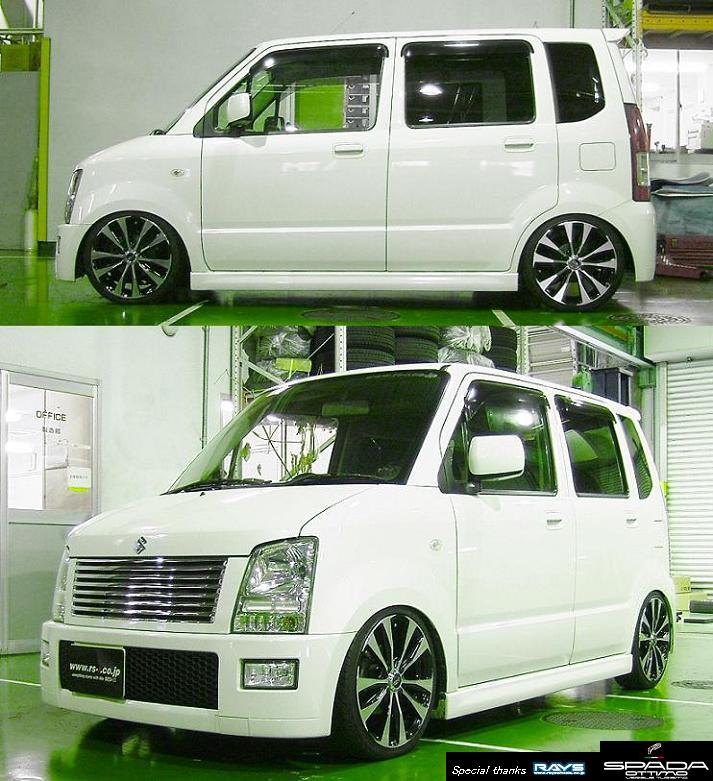 極低!ワゴンR MH23S スティングレー HE22S ラパン 車高調 極低!ワゴンR MH23S スティングレー HE22S ラパン 車高調