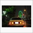 夜にドライブ。