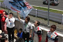 日産応援団　Nジャン的エピソード　08ＳｕｐｅｒＧＴ　第三戦　#22←わーい