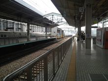 新幹線の中から