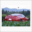 茶畑とGT-R