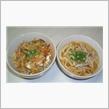 うどんその24　キムチ丼セット