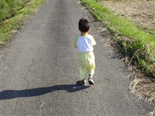 朝から【散歩】に・・・。
