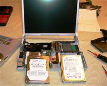 ノートＰＣのHDD交換