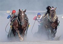 十勝の夜にばんえいナイター競馬♪