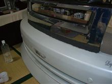バンパー一体型風グリル加工 バンパー一体型風グリル加工