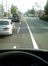 右折車線が・・・。Σ( ̄□ ̄;) 右折車線が・・・。Σ( ̄□ ̄;)