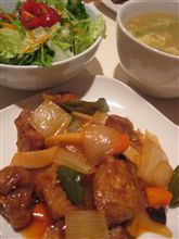 今夜の晩御飯は豚さんで。。