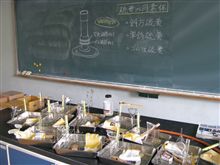 連日猛暑の中悪臭実験